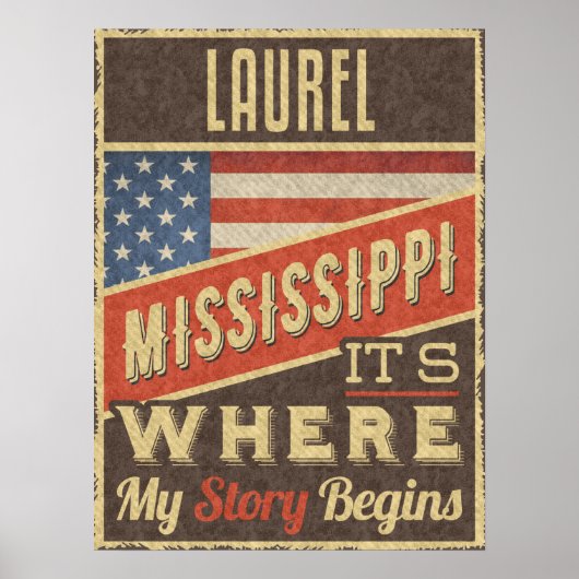 Laurel Mississippi Poster (Vorne)