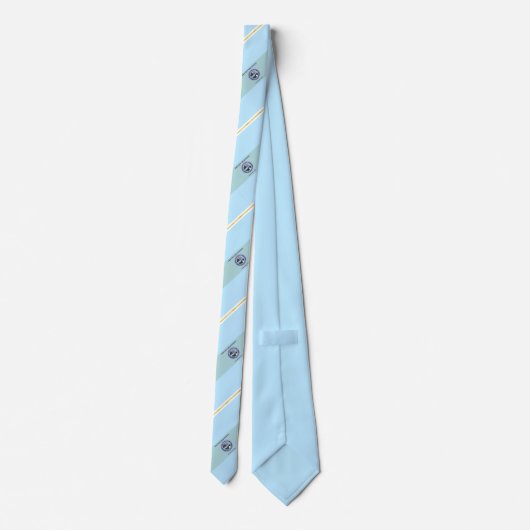 Laurel (Mississippi) Stadtflagge Neck Tie Krawatte (Rückseite)