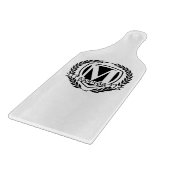 Laurel Monogram Design Cutting Board Schneidebrett (Ecke)