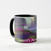 Laurel Morning Tea Personalisiert anpassbar Tasse (Vorderseite Links)