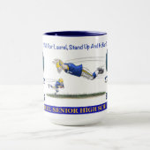 Laurel Senior High School Spartan-Tasse Tasse (Zentrum)