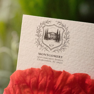 Laurel Shield Anwesen   Hochzeitsstiftung Gummistempel