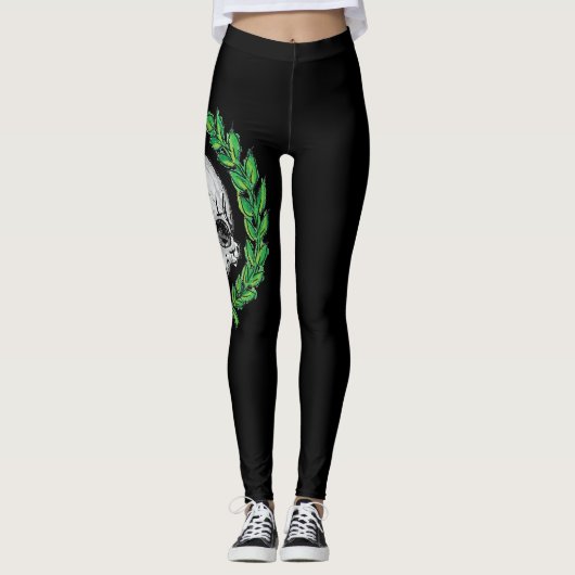 Laurel Skull Leggings (Vorderseite)