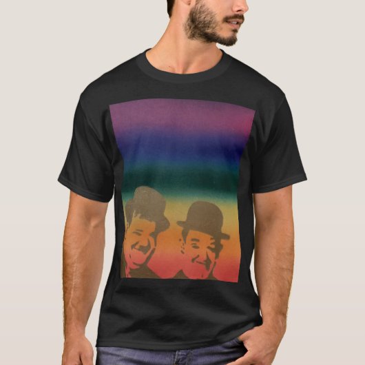 Laurel und Hardy T-Shirt (Vorderseite)