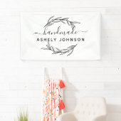 Laurel Verlasse Greenery Personalisiert Banner (Insitu)