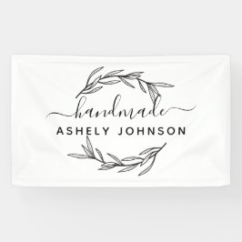 Laurel Verlasse Greenery Personalisiert Banner