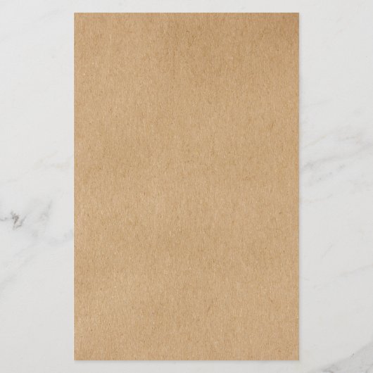 Laurel Verlasse Rustic Kraft Salon Service Menu Flyer (Hinten)