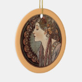 Laurel von Alphonse Mucha Keramik Ornament (Rechts)