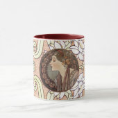 Laurel von Alphonse Mucha Tasse (Zentrum)