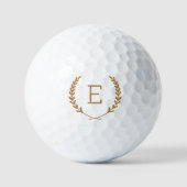 Laurel Wappen Monogram Golfball (Vorderseite)