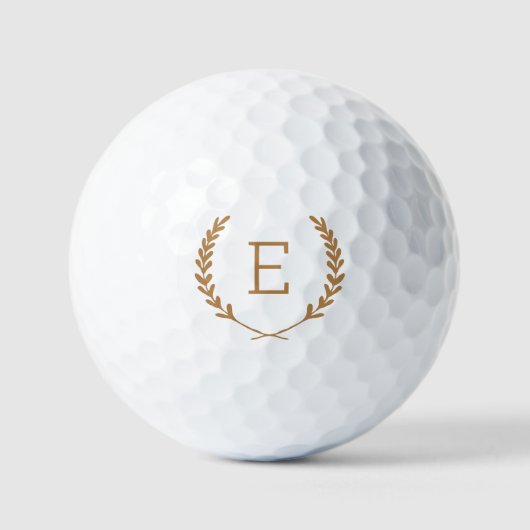 Laurel Wappen Monogram Golfball (Vorderseite)