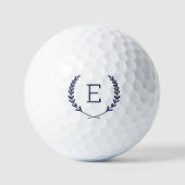 Laurel Wappen Monogram Golfball (Vorderseite)
