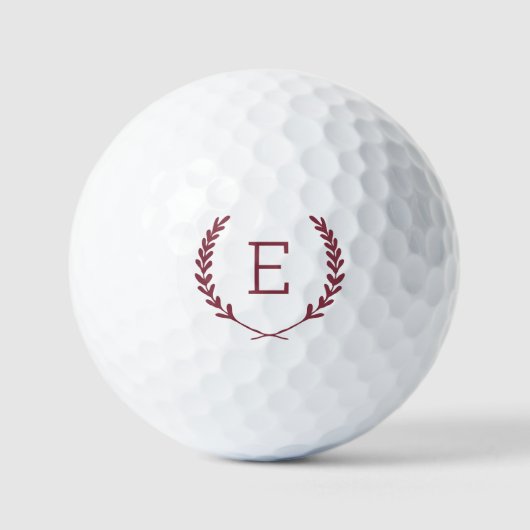 Laurel Wappen Monogram Golfball (Vorderseite)