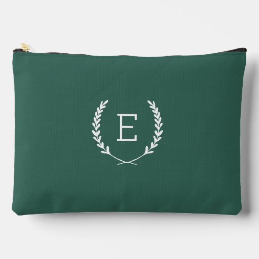 Laurel Wappen Monogram Zubehörtasche (Vorderseite)