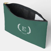 Laurel Wappen Monogram Zubehörtasche (Offen)
