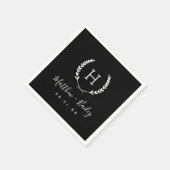 Laurel Wappen Wedgram Napkins Serviette (Ecke)