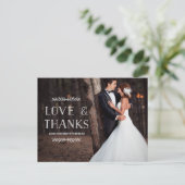 Laurel Whimsy | Foto Vielen Dank Postkarte (Stehend Vorderseite)