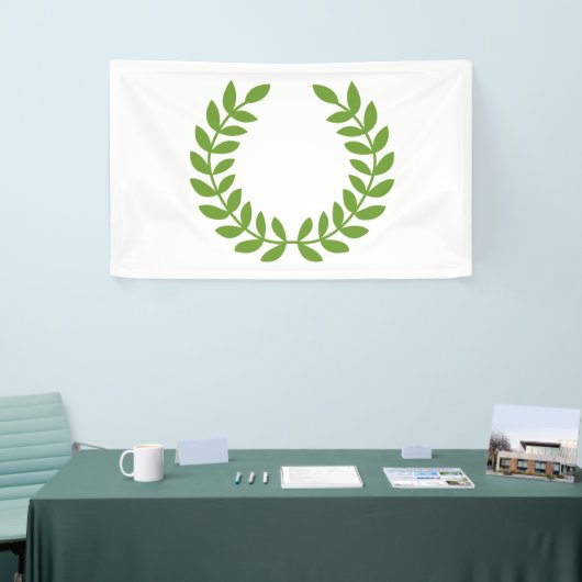 Laurel Wreath (altgriechisches Symbol) Banner (Messeveranstaltung)