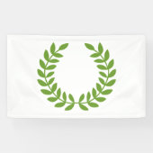 Laurel Wreath (altgriechisches Symbol) Banner (Horizontal)