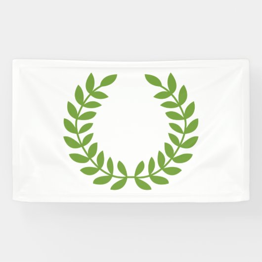 Laurel Wreath (altgriechisches Symbol) Banner (Horizontal)