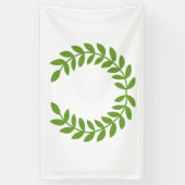 Laurel Wreath (altgriechisches Symbol) Banner (Vertikal)