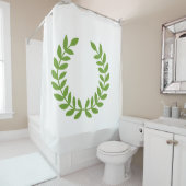 Laurel Wreath (altgriechisches Symbol) Duschvorhang (Beispiel)