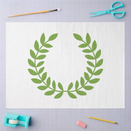Laurel Wreath (altgriechisches Symbol) Seidenpapier (Basteln)