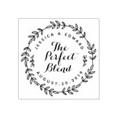 Laurel Wreath Die perfekte Blend-Gastgeschenk Hoch Gummistempel (Prägung)