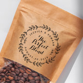 Laurel Wreath Die perfekte Blend-Gastgeschenk Hoch Permastempel