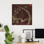 Laurel Wreath - Leonardo da Vinci Poster für schön (Heimbüro)