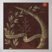 Laurel Wreath - Leonardo da Vinci Poster für schön (Vorne)