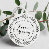 Laurel Wreath Liebe bricht Hochzeit Geschenkanhänger
