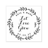 Laurel Wreath Ließ Liebe wachsen Gastgeschenk Hoch Permastempel (Design)