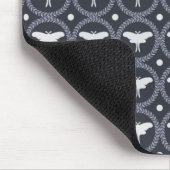 Laurel Wreath & Luna Moth Mousepad (Ecke)