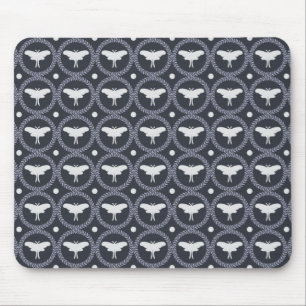 Laurel Wreath & Luna Moth Mousepad
