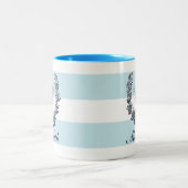 Laurel Wreath mit Bienenemblem aus der napoleonisc Zweifarbige Tasse (Mittel)