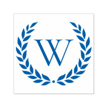 Laurel Wreath Mit Monogramm Initial