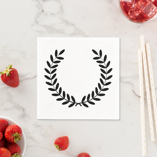 Laurel Wreath Paper Napkins Serviette