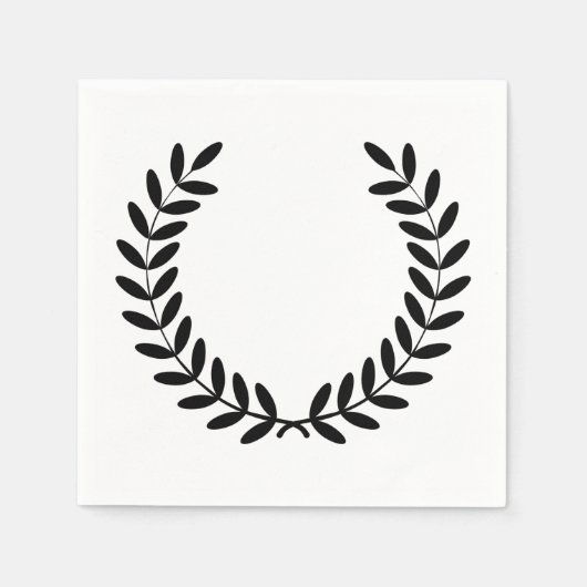 Laurel Wreath Paper Napkins Serviette (Vorderseite)