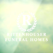 Laurel Wreath Personalisiert Fensteraufkleber (Blatt 3)