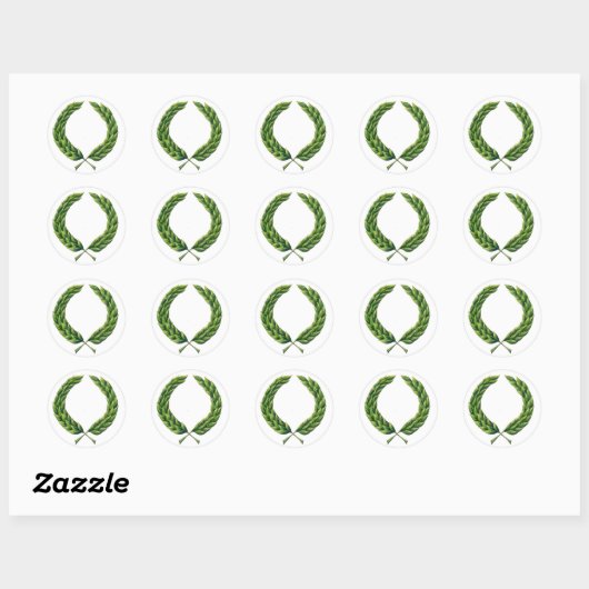 Laurel Wreath Stickers (Blatt)