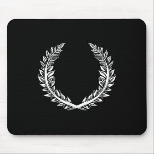 Laurel Wreath Tattoo Art für Gewinner beim Award Mousepad