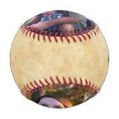 Laurel Wreath Your Foto Baseball Best Vater (Vorderseite)