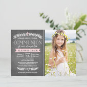 Laurels Rosa| Einladung der Gemeinschaft (Stehend Vorderseite)