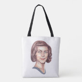 Lauren Bacall Portrait Tasche (Rückseite)