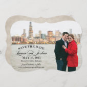 Lauren Detroit Save the Date (Vorne/Hinten)