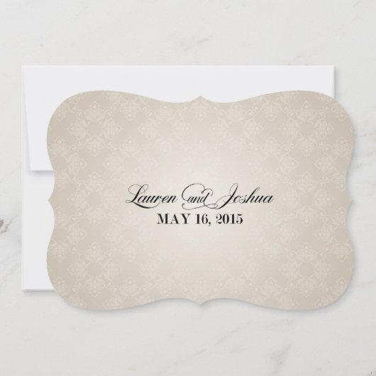 Lauren Detroit Save the Date (Rückseite)