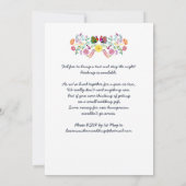 Lauren Einladung (Rückseite)