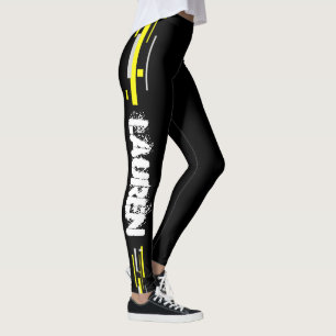 Lauren Fügen Sie Ihren Namen Abstrakt Art Legging Leggings