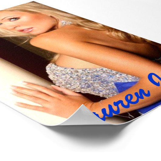 Lauren Jones Poster (Ecke)